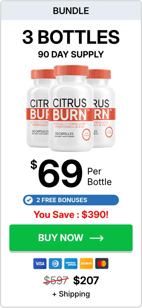 CitrusBurn 3 Bottle Value Pack